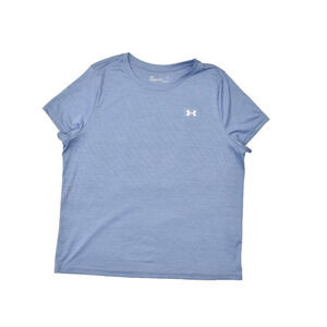 Under Armour Women's Blue Loose HeatGear T-Shirt Short Sleeve Plus Size 1X